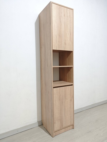 Шкаф-пенал MEBEL V DOM BERGi, 40x190х40 см, светло-коричневый