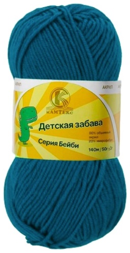 Моток КАМТЕКС Детская забава 139 - Морская волна 140 м 50 г