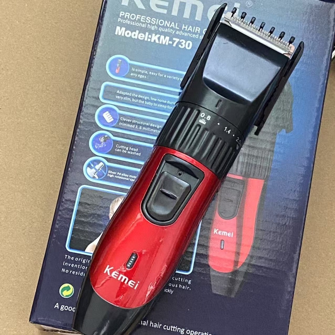 Kemei машинка для стрижки Kemei детская машинка красный