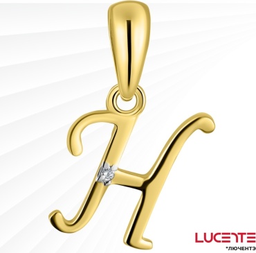 Подвеска Lucente Бриллианты Якутии PEN-LU-585-35166654 вес 0.378 г золото, бриллиант