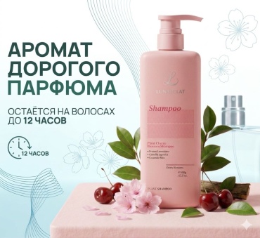 Lunaeclat Plant Cherry Blossom шампунь 500 г