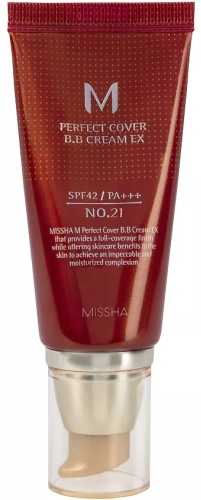 MISSHA Тональный BB крем Идеальное покрытие SPF42/PA 21 50 мл BB крем 21 50 мл