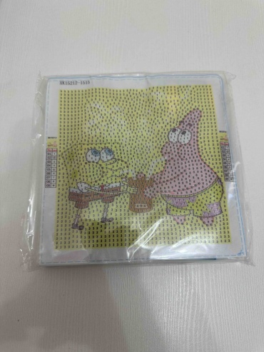 Патрик и Спонжи 17x17 см