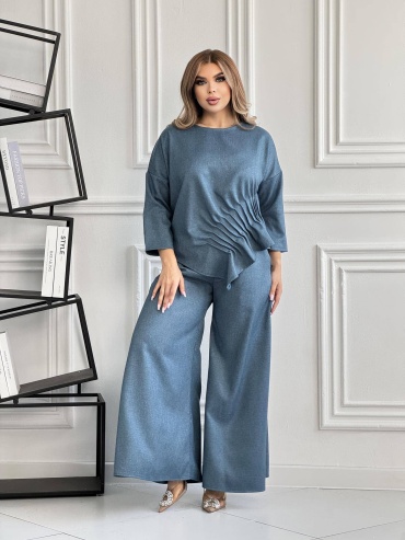 Костюм деловой Fashion Fashion темно-голубой