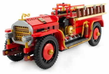 Конструктор LEGO Старинная пожарная машина BL19002, деталей 1279 шт