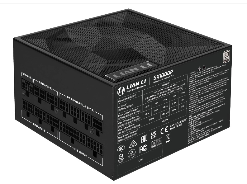 Блок питания LIAN LI SX1000P 1000 Вт