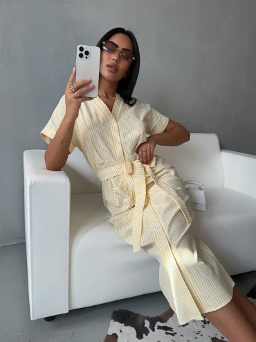 Платье KATTYCOUTURE желтый
