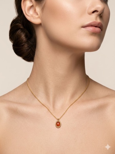 ACCESSORIZE длина 55 см бижутерный сплав, агат