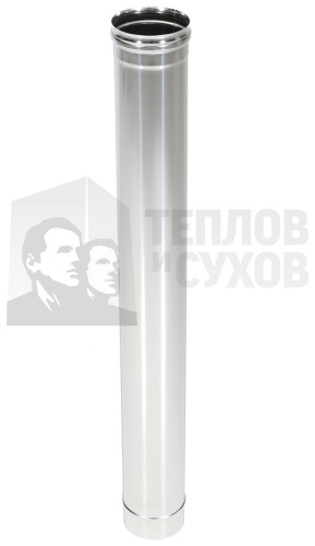 Труба моно D180/180 мм L1000 мм, нержавеющая сталь 304, толщина 0.8 мм