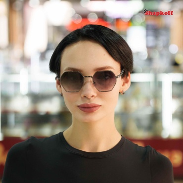 Shapkoff солнцезащитные очки многоугольник однотонные