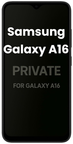 Стекло PROMAX для Samsung Galaxy A16 PRIVATE-LUX черный