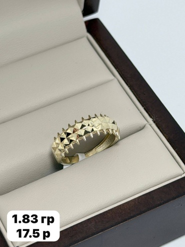 BAQ BRAND 488856321 размер 17.5 вес 1.83 г золото, без вставок