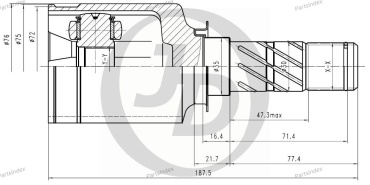 JD ШРУС JCN0202