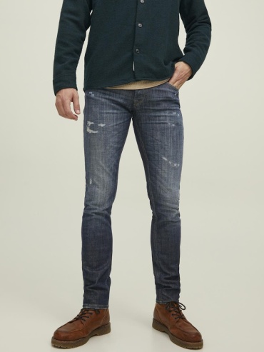 Джинсы зауженные Jack&Jones голубой