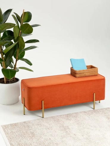 Банкетка SAMOYLOV MEBEL 428893912, 100x35x38 см, терракотовый