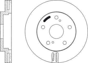 Диски NIBK передние RN 1009