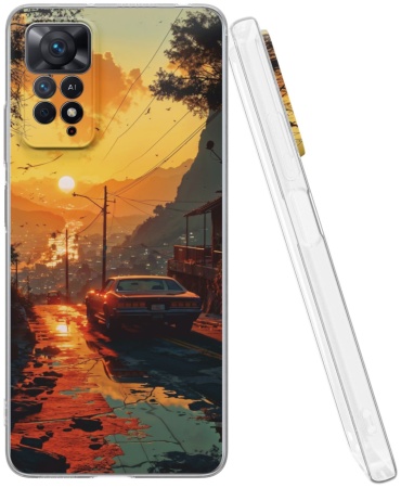Чехол Mcover для Redmi Redmi Note 11 Pro, Redmi Note 12 Pro рисунок