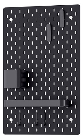 Настенная решетка IKEA 56x36 см сталь, 7 шт
