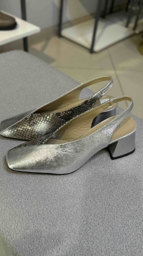 Босоножки Evromoda серебристый