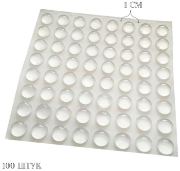 Демпфер 30326714_421481864, 100 шт, силикон, прозрачный