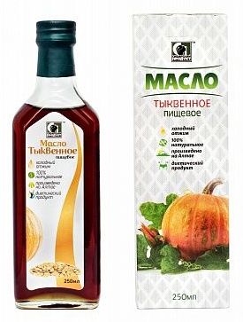 Растительное масло Сибирский Продукт тыквенное нерафинированное 0.25 л