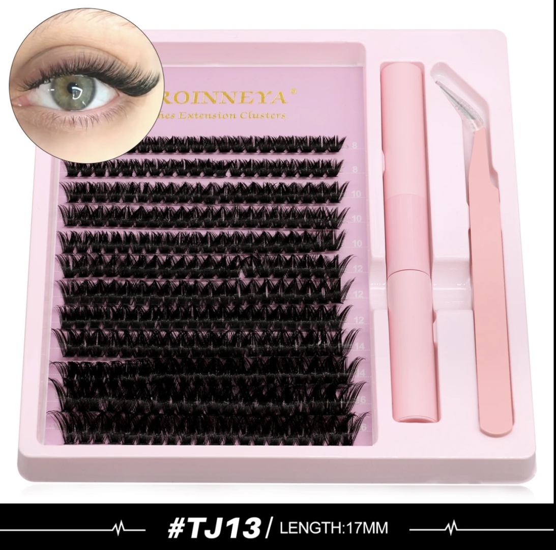 Groinneya TJ-13 пучковые D 0.10 мм черный mix 8-16 мм
