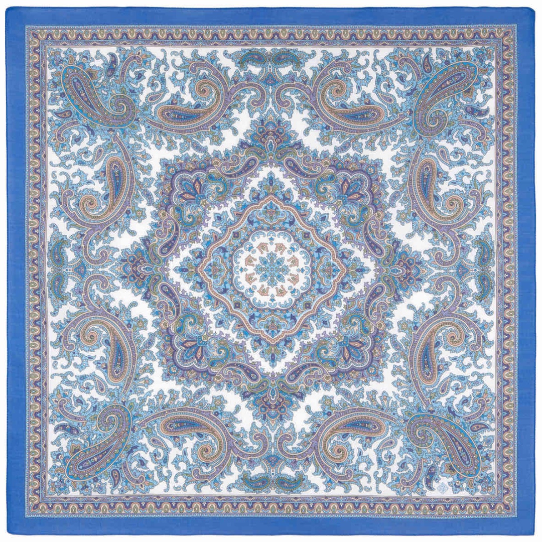 Платок Павловопосадский платок хлопок 80 x 80 см