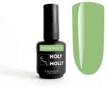 Holy Molly базовое покрытие Base Color салатовый камуфлирующее 15 мл