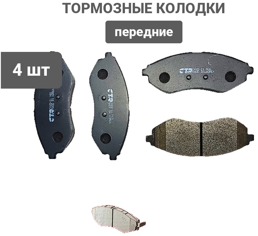 CTR Тормозные Колодки GK0439