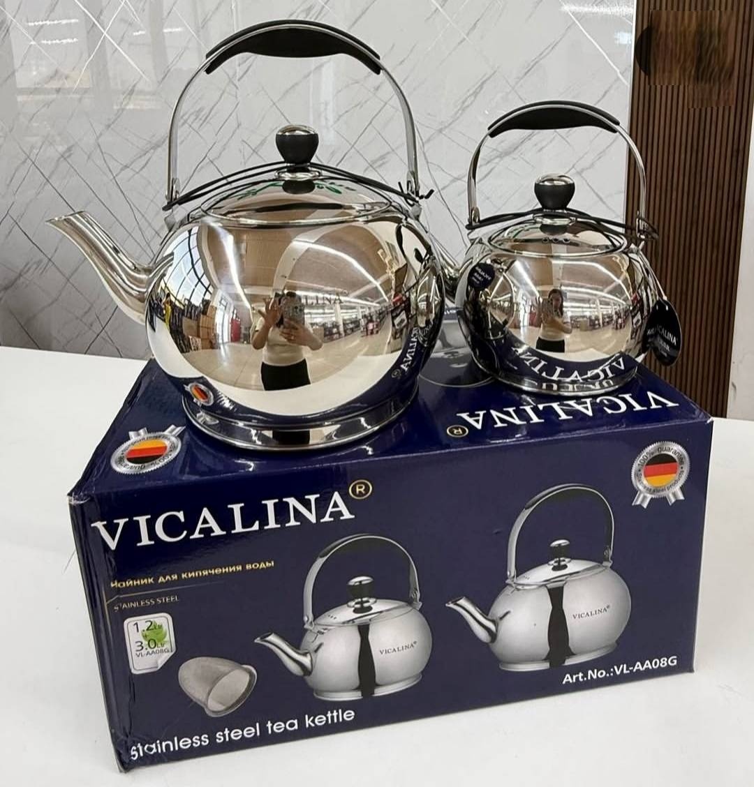 Vicalina набор чайников 08G 4.2 л, нержавеющая сталь