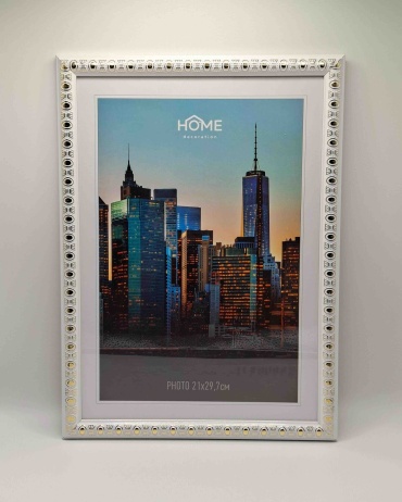 Рамка прямоугольная 21x30 см HOME, пластик, акрил