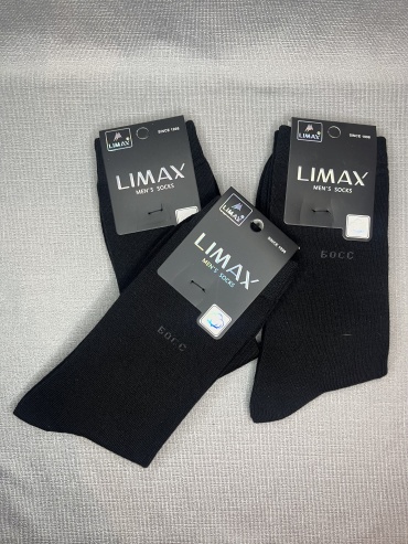 Носки LIMAX 3 пары черный, серый 41-43