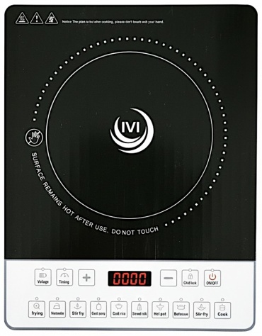 Настольная плита IVI IVI-300 белый, черный