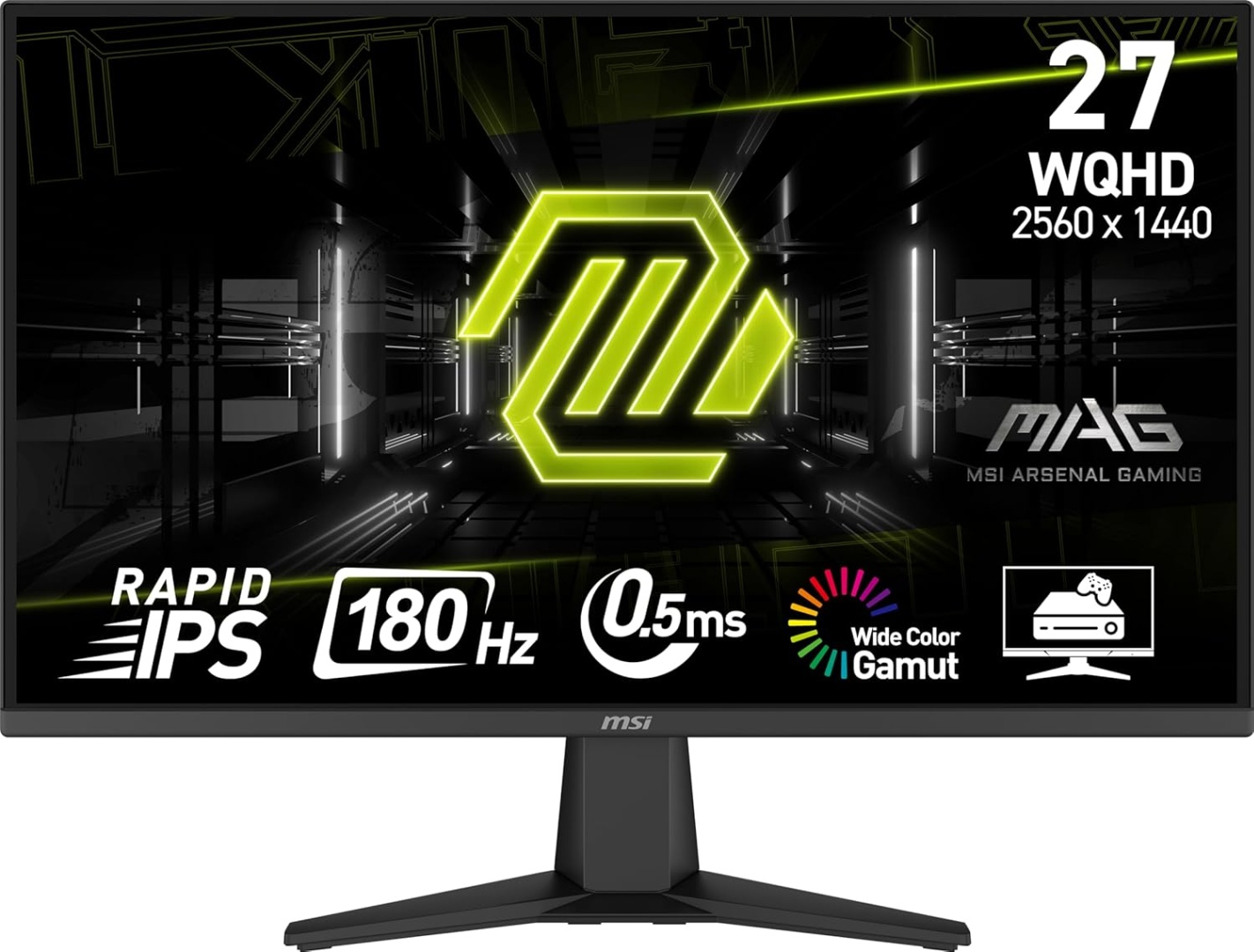 Монитор 27" MSI MAG275QF черный
