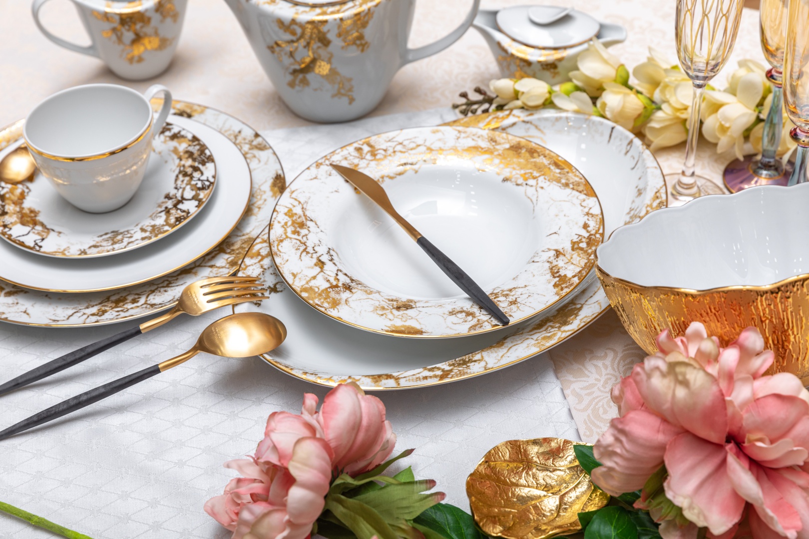 Сервиз на 6 персон Porcel Belle Epoque, предметов: 24, столовый, фарфор