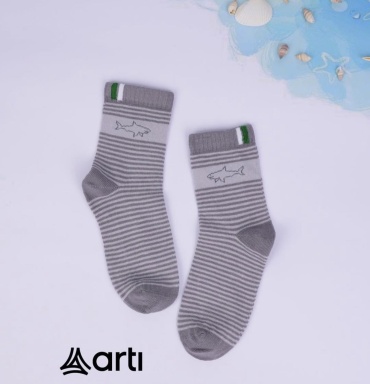 Носки ARTI kids HajOwiwi серый 24, 25, 26