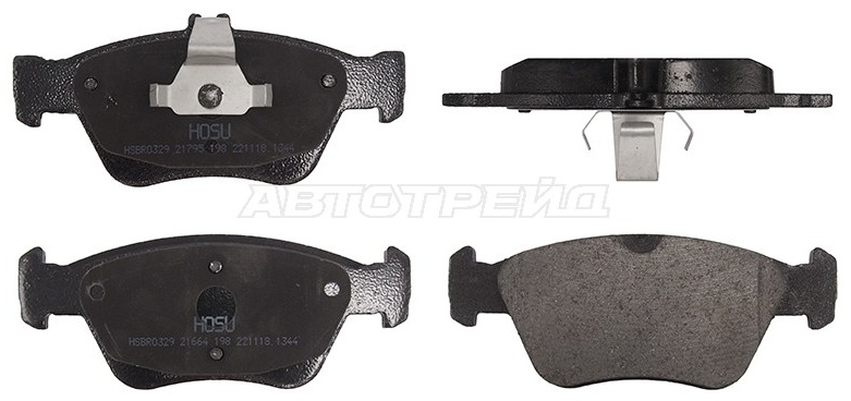 Колодки HOSU HSBR0329
