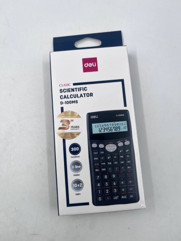 DELI D-100MS, 10+2-разрядный, черный