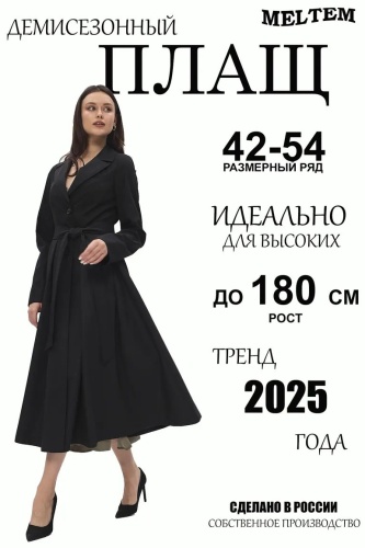 Тренчкот черный