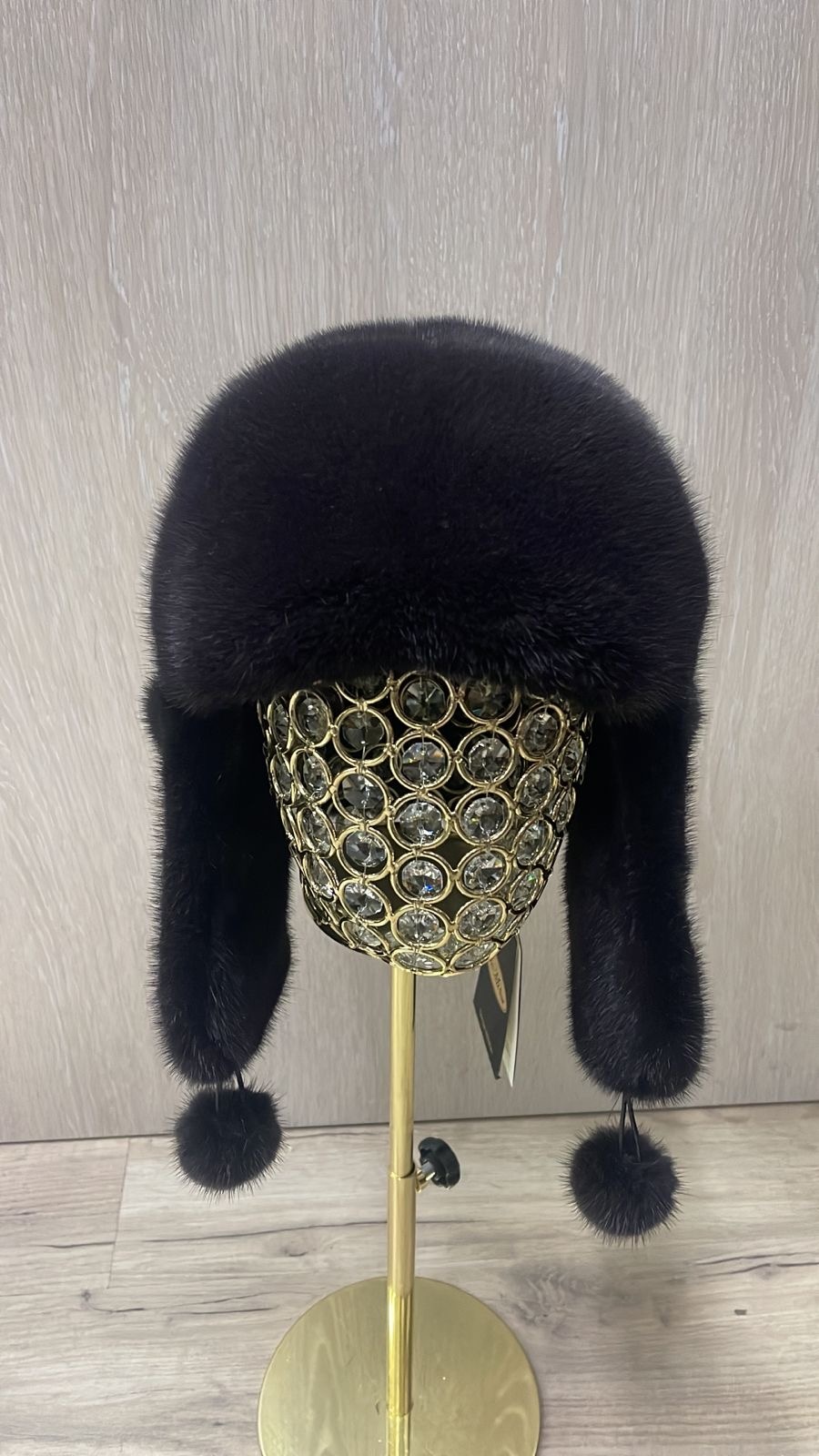 Ушанка SemiFur размер 56, 57, 58, 59, шоколадный