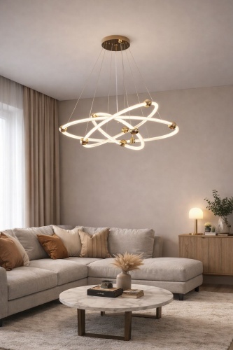 Люстра подвесная SAT LED, кол-во ламп: 5 шт