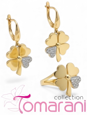 Tomarani collection TC_LoveCL_19размер_2 вес 8.2 г золото, фианит