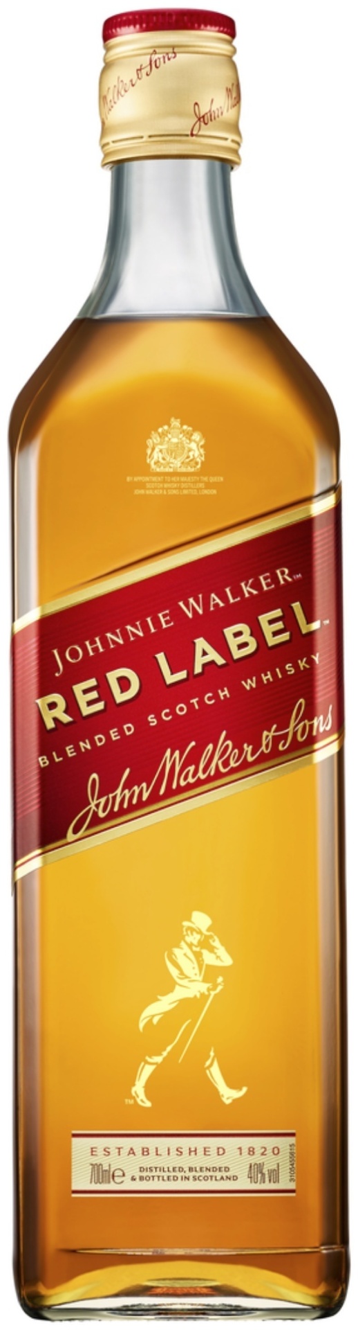 Виски Johnnie Walker Red label купажированный 40% 0.5 л
