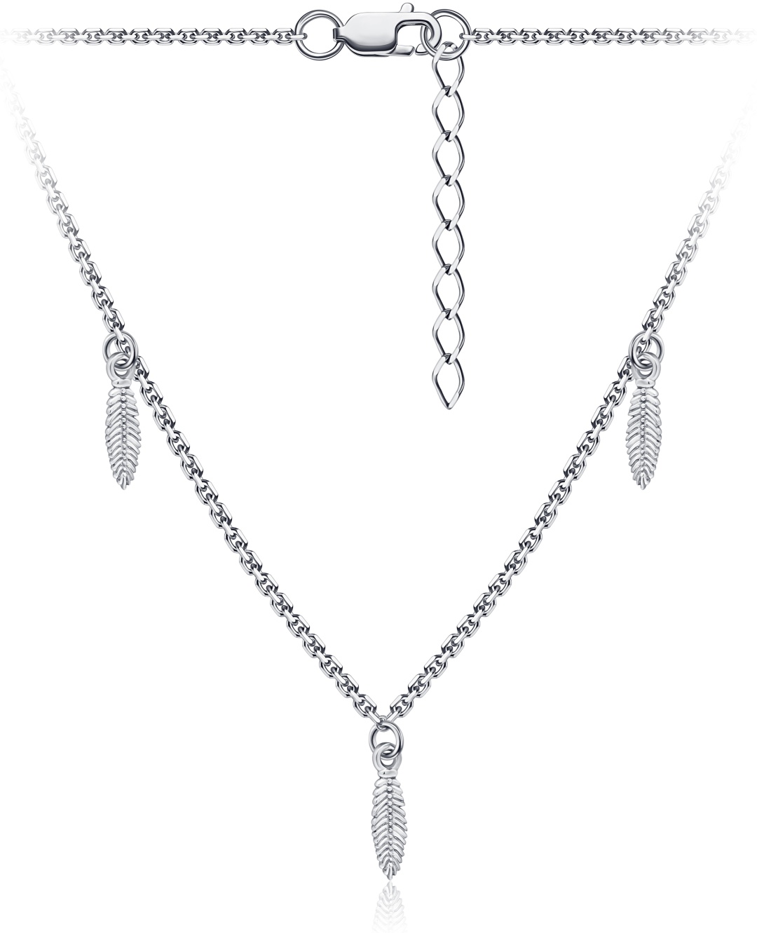 Lucente Silver BRA-LU-925-1491732-18 длина 18 см, вес 1.54 г серебро, плетение фантазийное