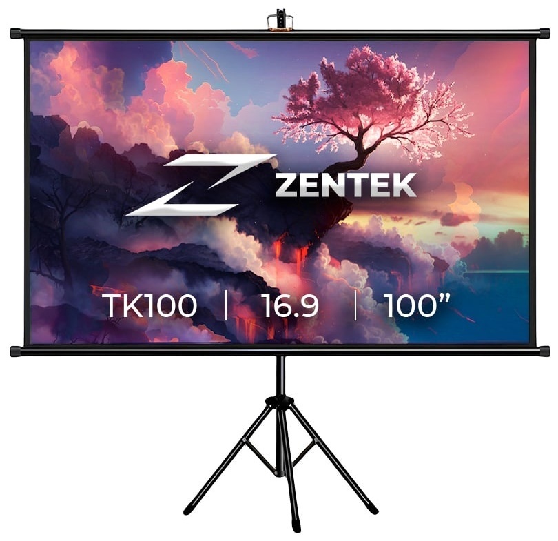 Проекционный экран Zentek TK100