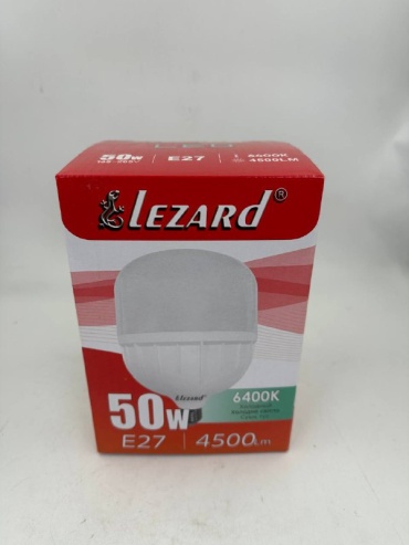 Lezard 50W E27, светодиодная, холодный белый