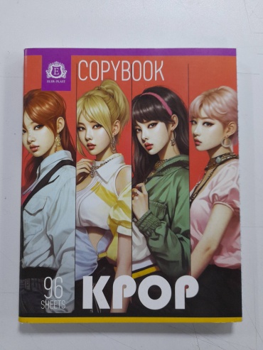 Общая тетрадь Eler Plast KPOP, 96 л, А5, клетка, мягкая обложка, 1 шт