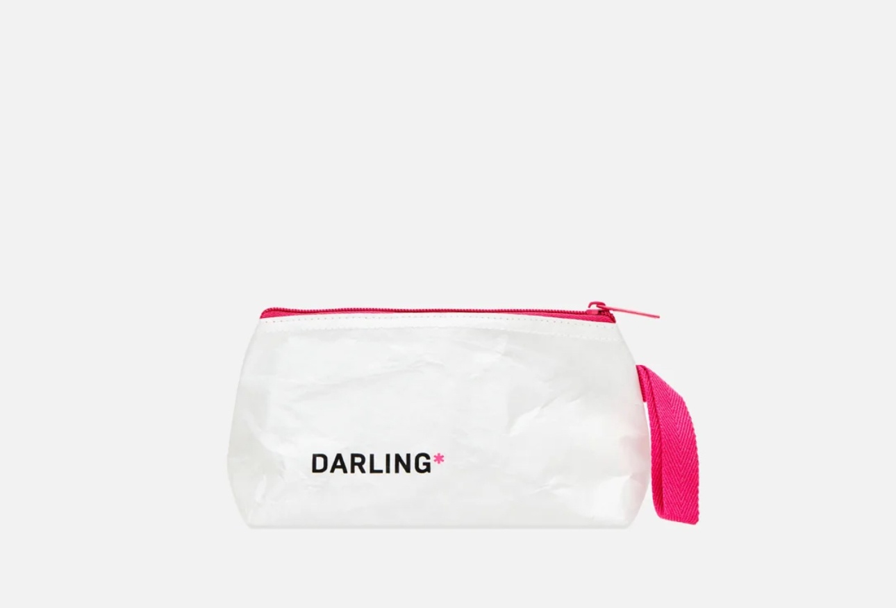 DARLING косметичка полиэстер, нейлон, полиэтилен белый 20X10 см