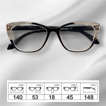 Elite Optical N.K.Karl для компьютера Очки для зрения очки SA00205 бежевый, черный +1.25
