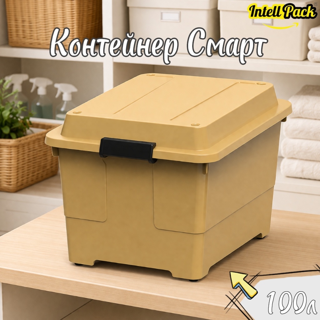 Intellpack контейнер универсальный 68x46x44 см, пластик
